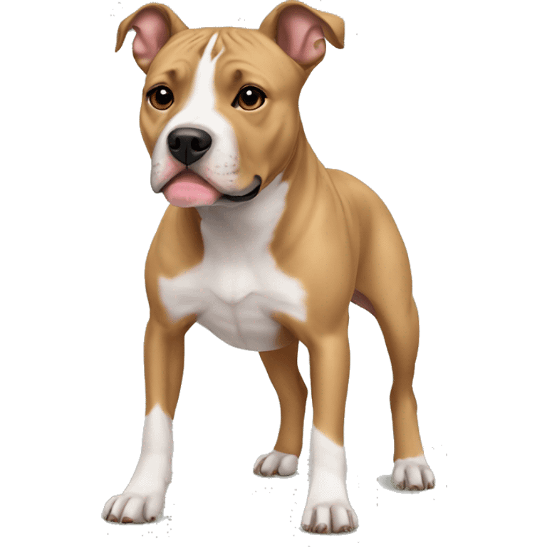 Fawn American Staffordshire Terrier emoji