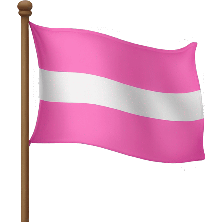 Pink flag  emoji