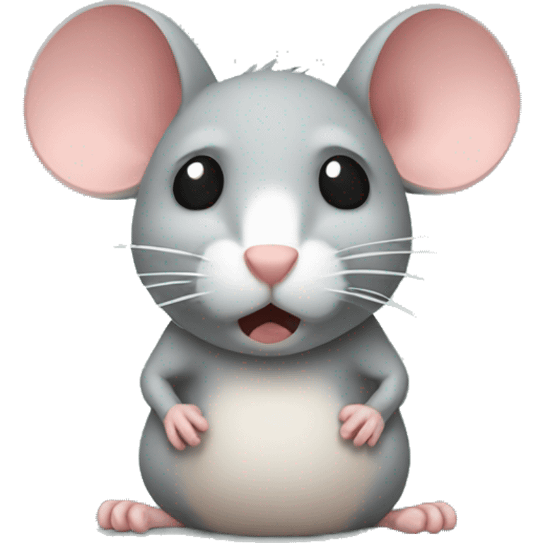 mouse sick emoji