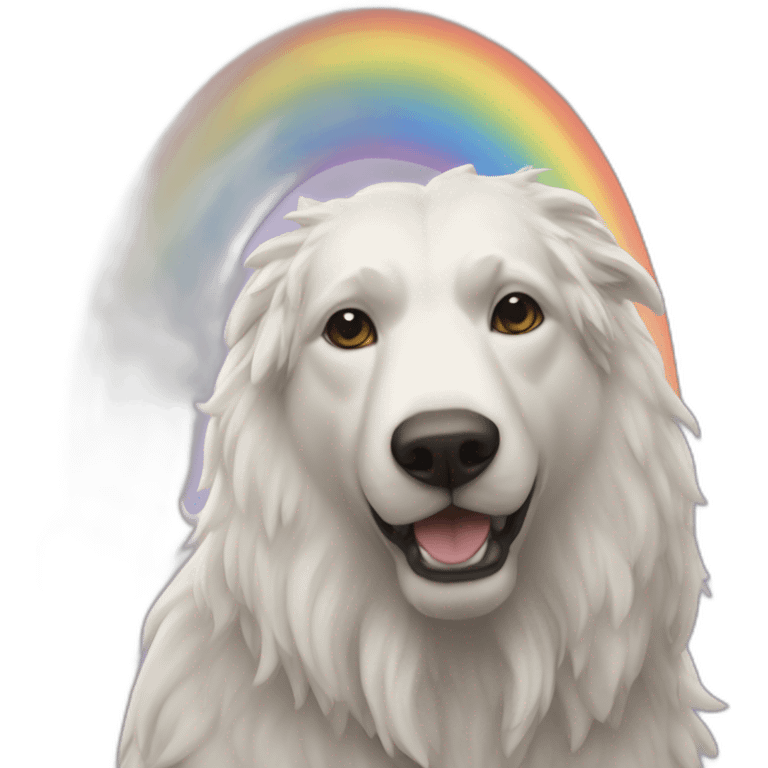 Odin on the rainbow bridge emoji