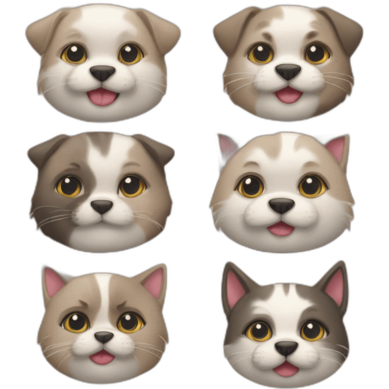 gato y perro emoji