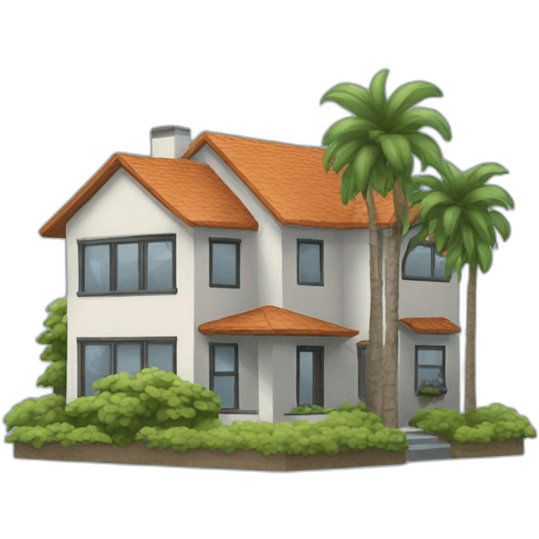 modern house emoji