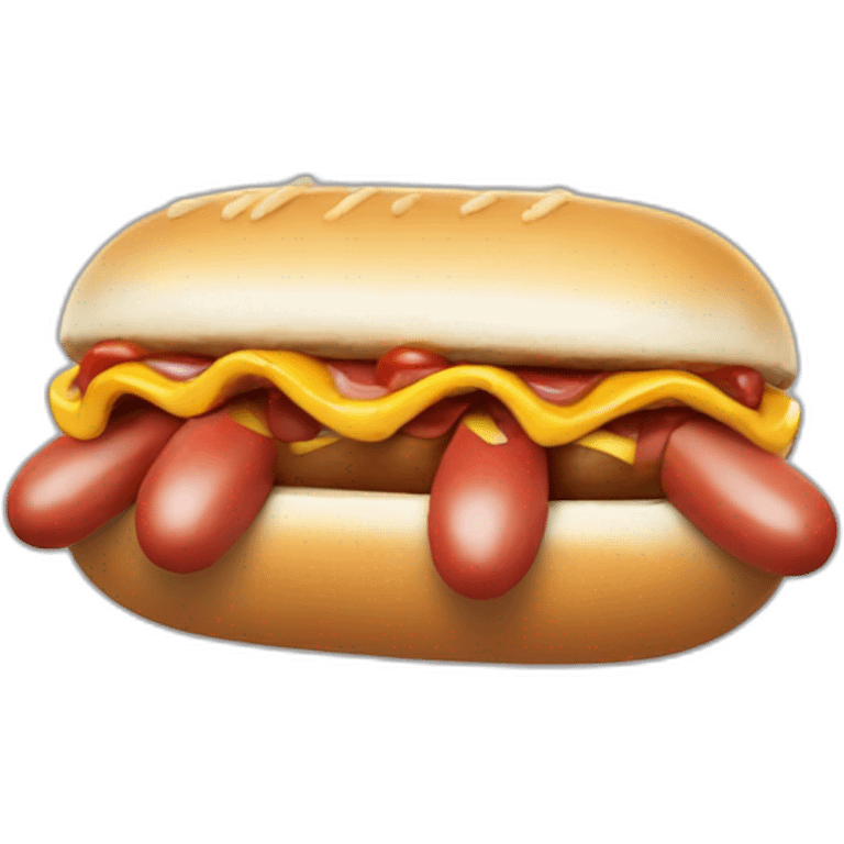 Sonic the hedgehog with a hotdog emoji