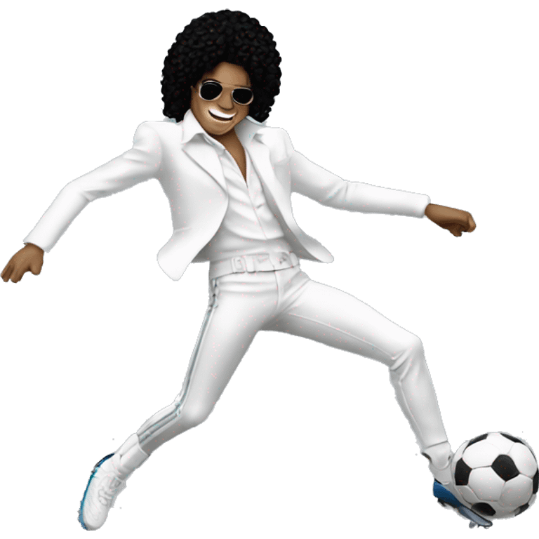 Michael jackson qui joue au foot  emoji