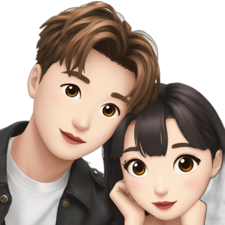 Jungkook et iu se marier emoji