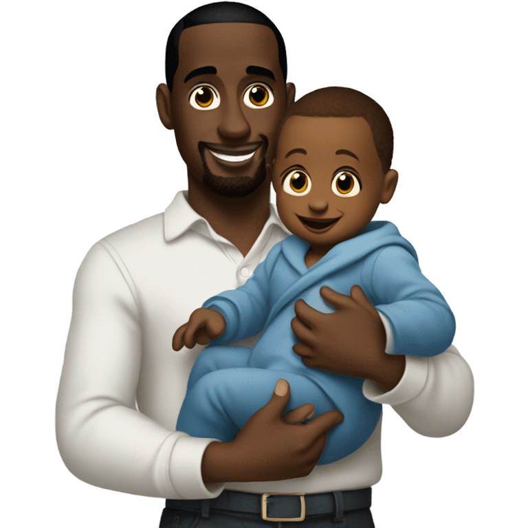 p-diddy holdin a baby emoji