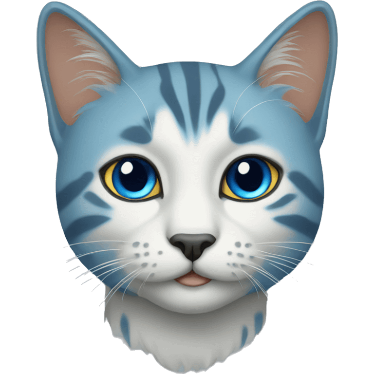 gato azul emoji