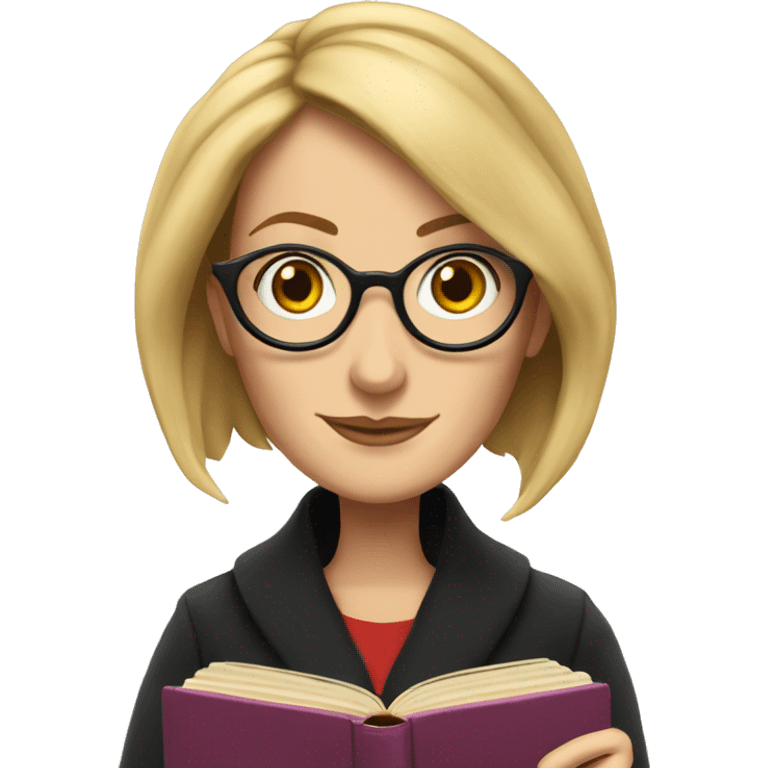 Jk rowling with book emoji