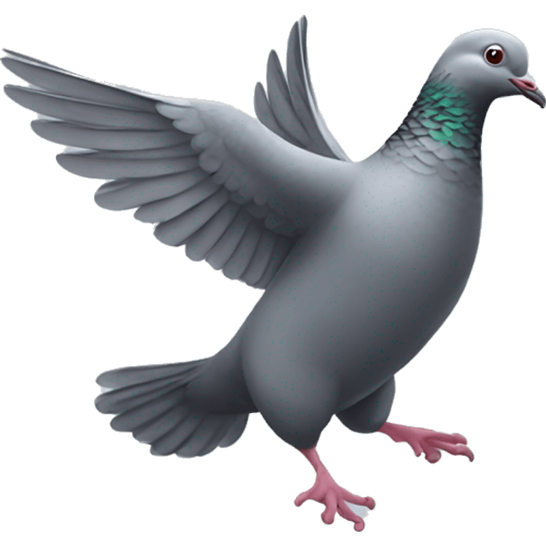 Dancing pigeon emoji