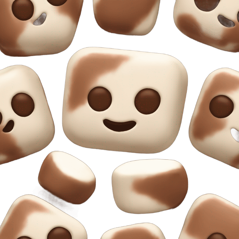 Cacao with marshmallow  emoji