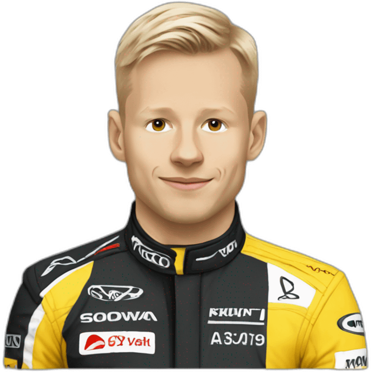 Kevin Magnussen from formula 1 emoji