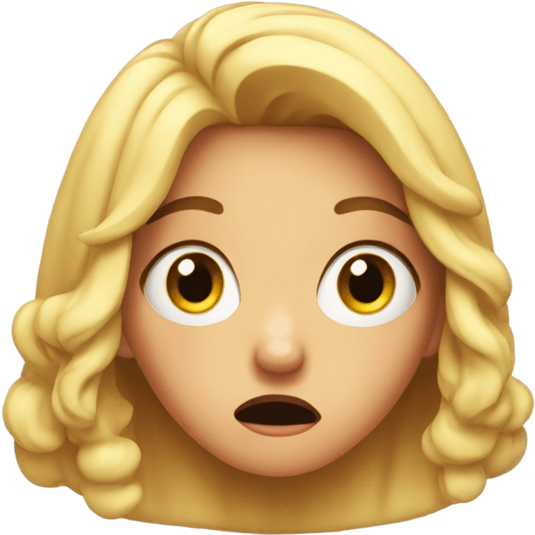 shocked girl emoji