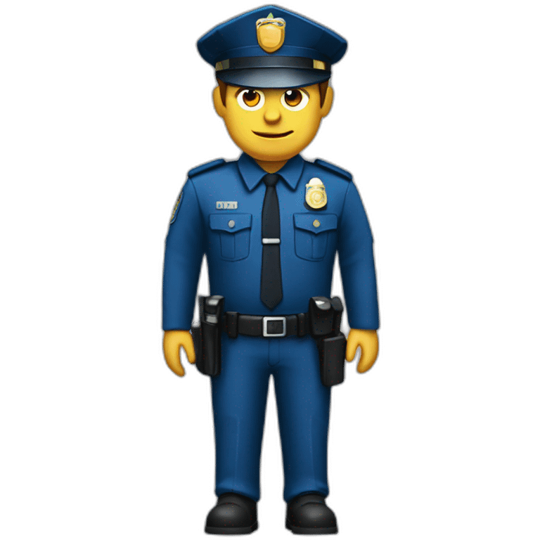 Policía de tráfico emoji