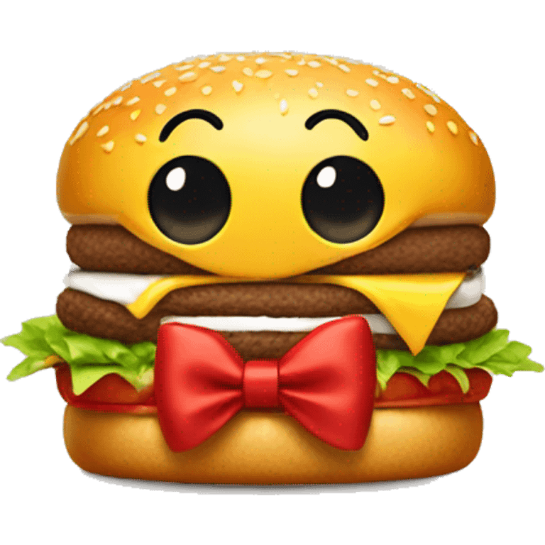 McDonalds with a bow emoji