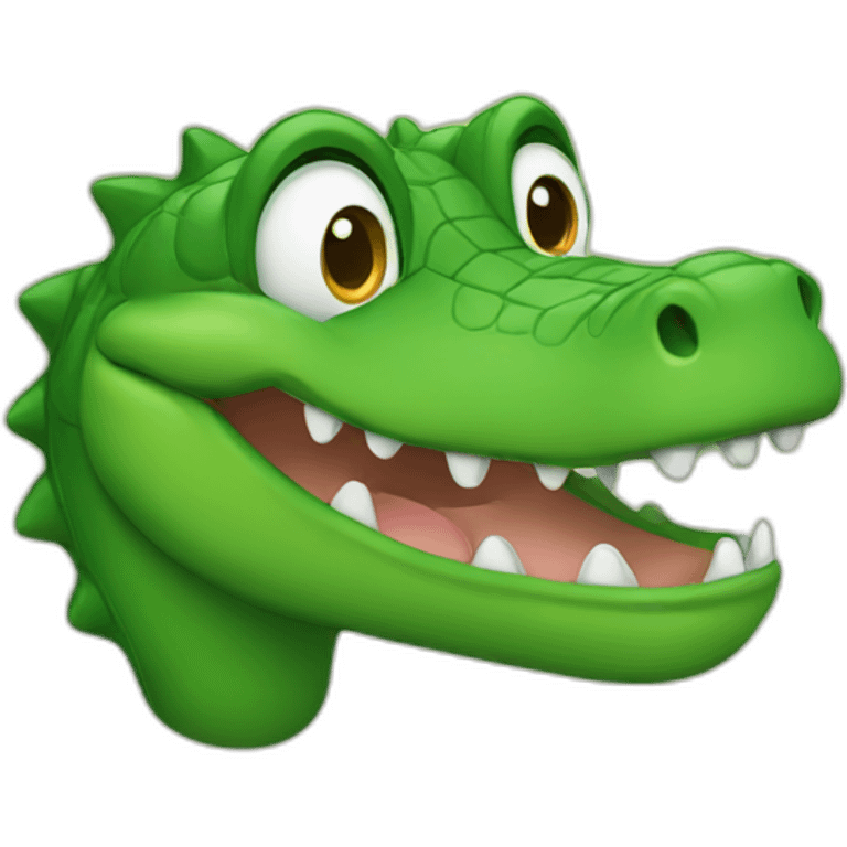 cute gator emoji