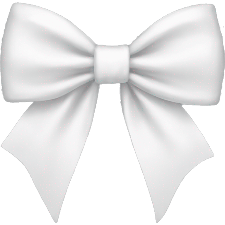 white bow emoji