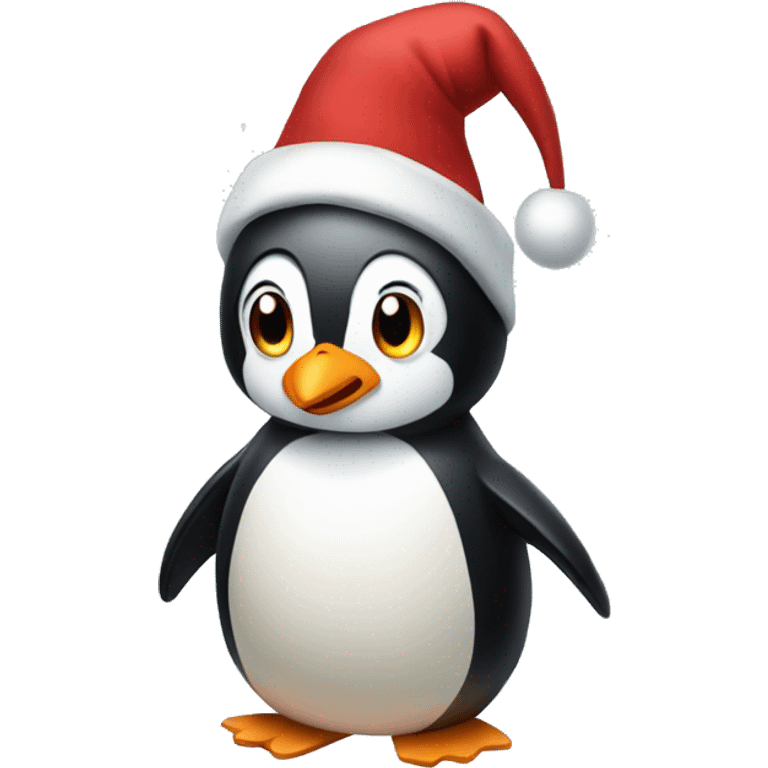 Christmas penguin  emoji