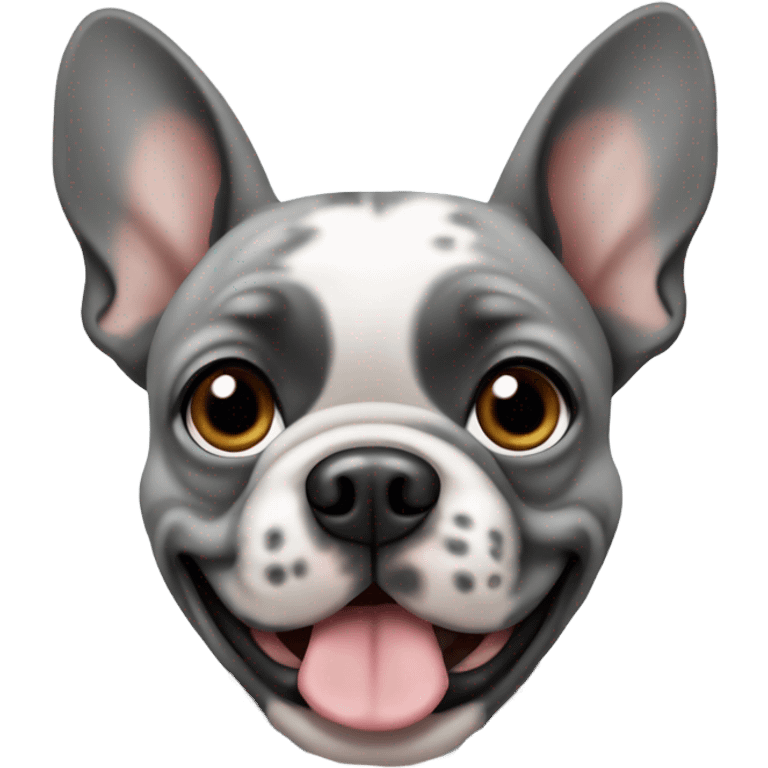 Gray Merle Frenchie emoji