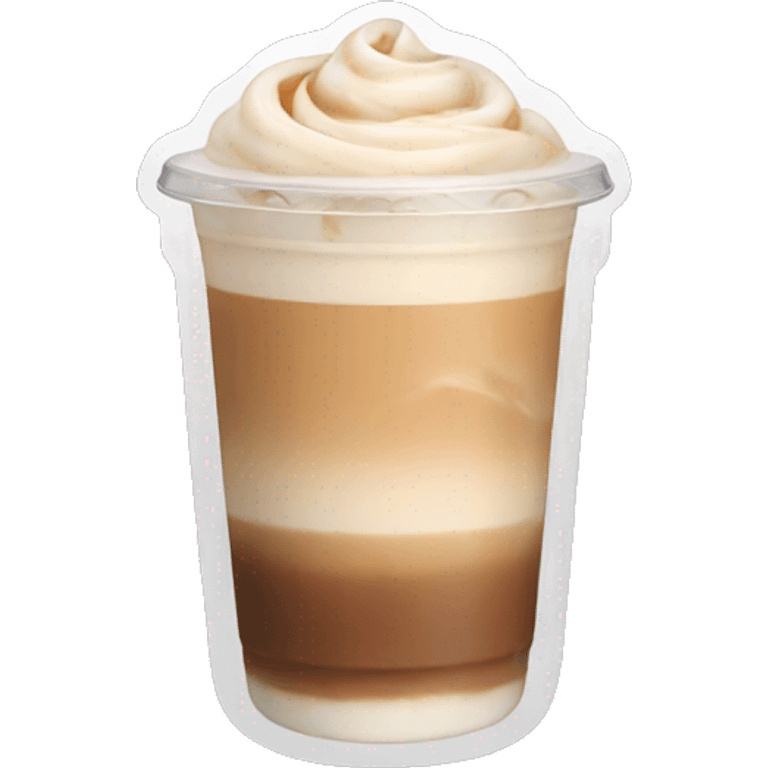 aesthetic iced latte emoji