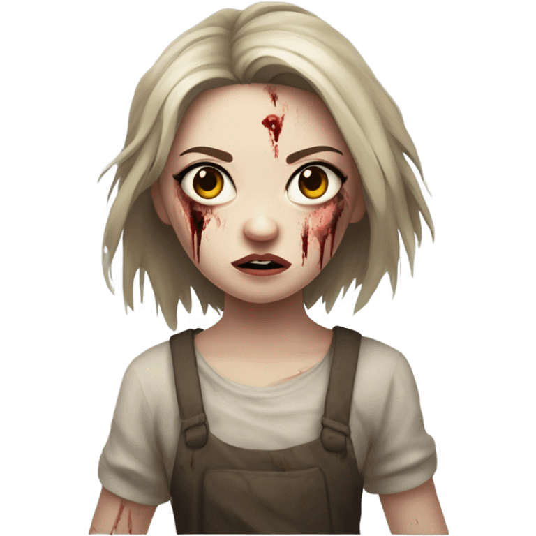 zombie girl  emoji