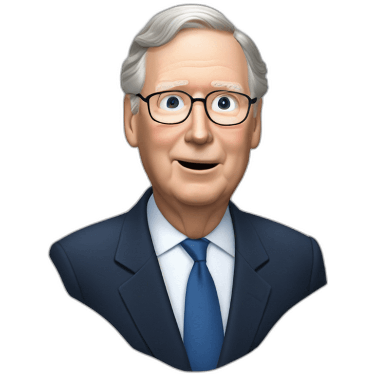 mitch mcconnell freezing up emoji