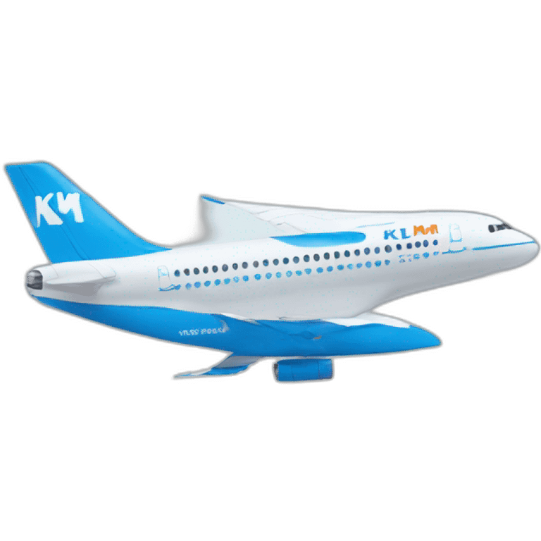 airplane tail sign of KLM emoji