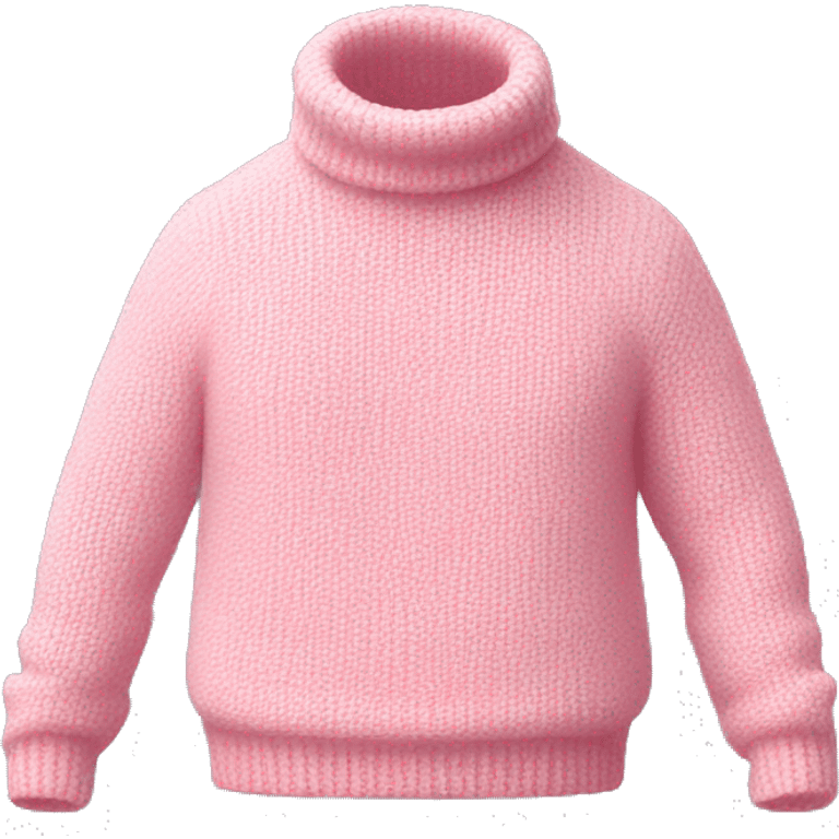 White and pink sweater emoji