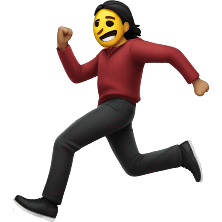 person from mexico running from a thief emoji