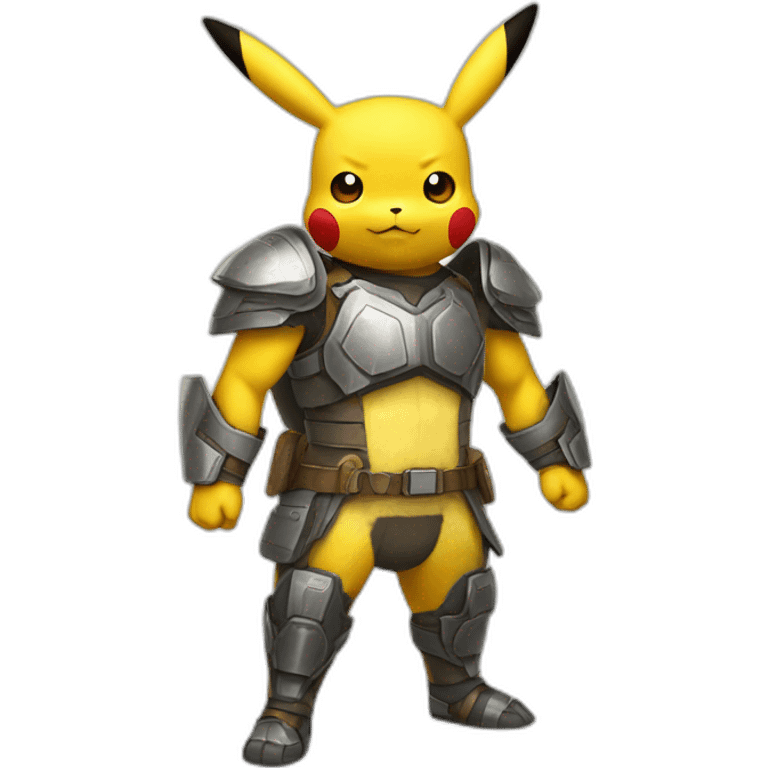 pikachu en armure tek emoji