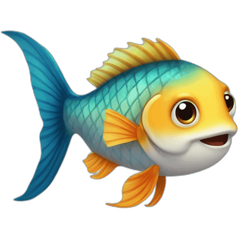 cute fish emoji