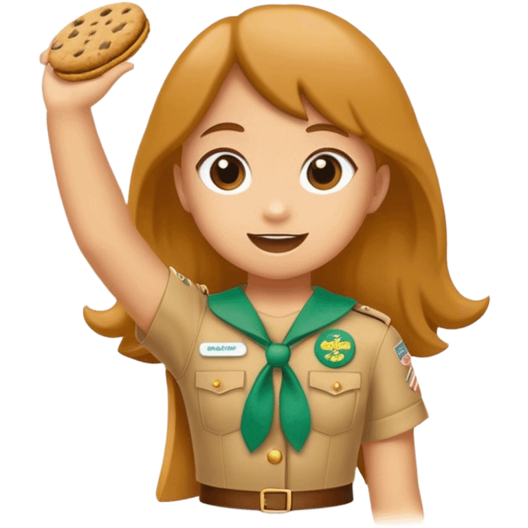 Girl Scout tagalong cookies  emoji