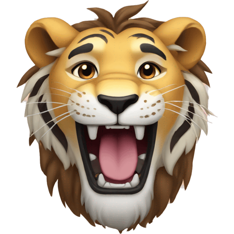 Lion +tigre emoji