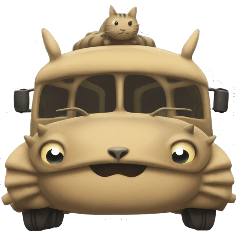 Catbus from My Neighbor Totoro emoji