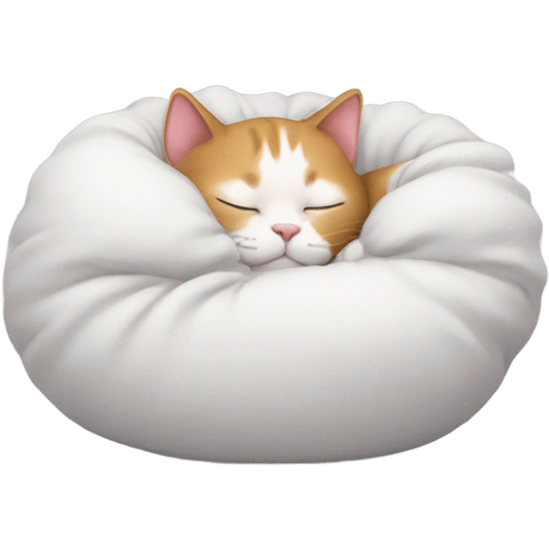 Cat sleeping  emoji