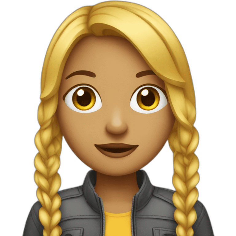 Web designer girl emoji