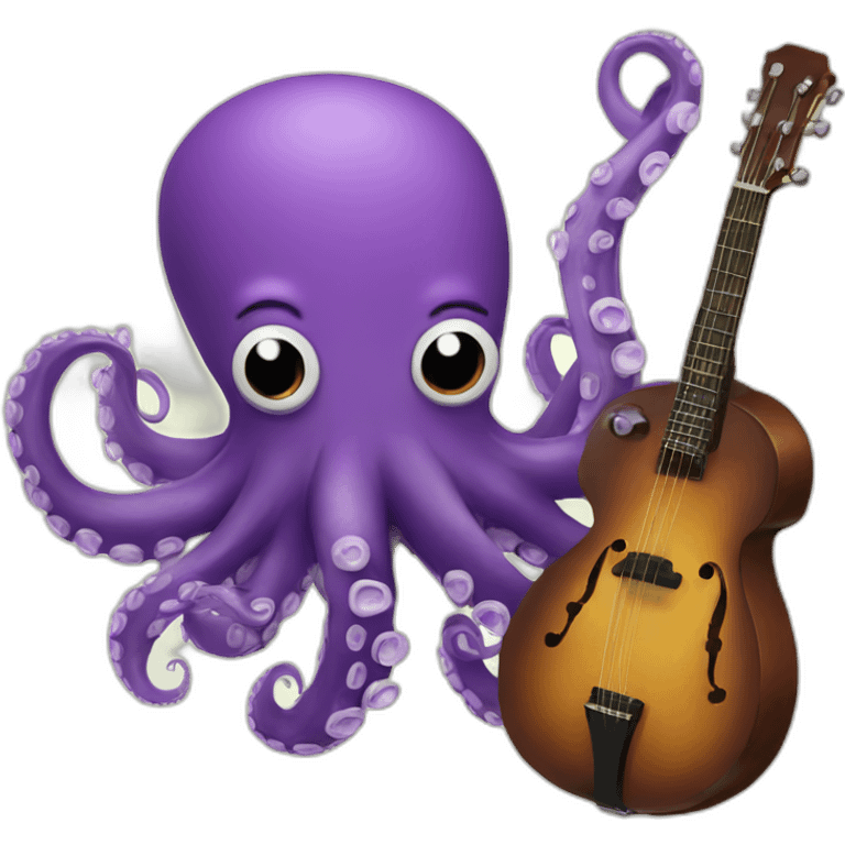 octopus and banjo emoji