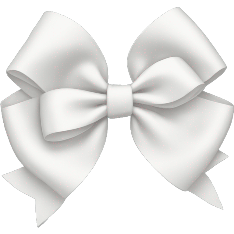 White bow emoji