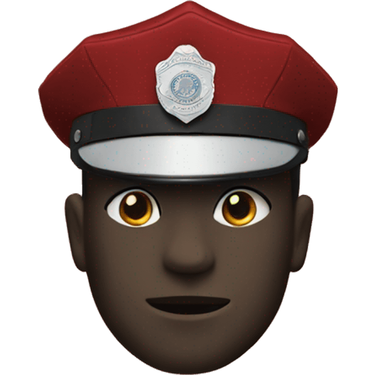 police badge red emoji