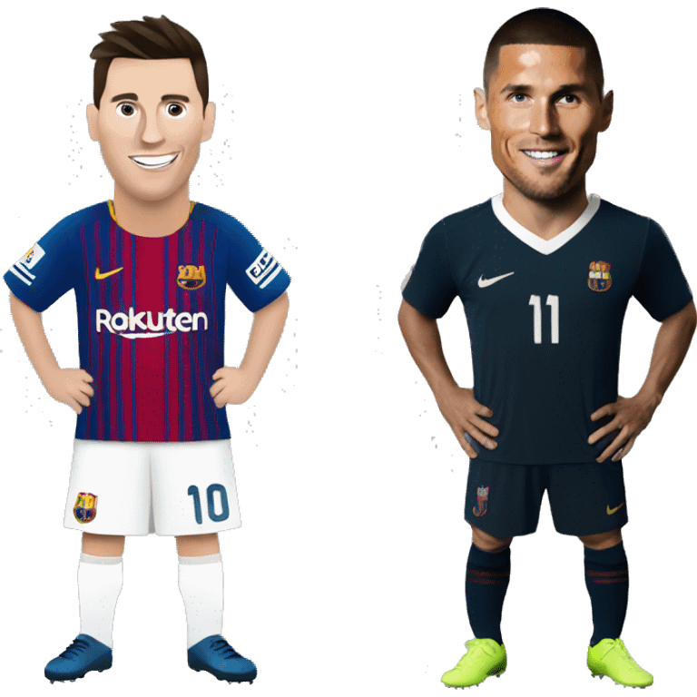 ronaldo messi emoji