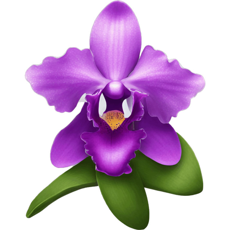 Purple Orchids emoji