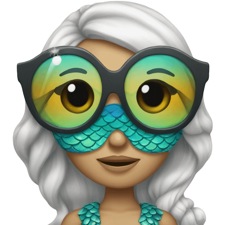 mermaid with sunglasses emoji