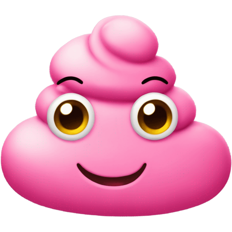 pink poop emoji