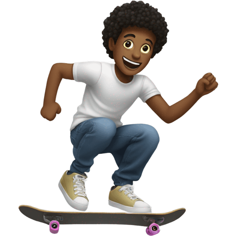 Me doing a kickflip emoji