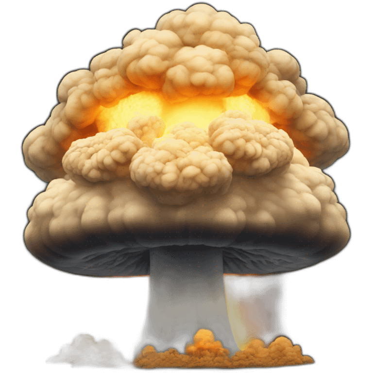 explosion mushroom cloud emoji