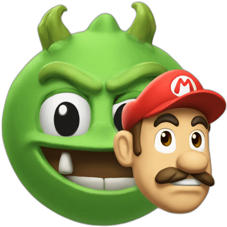 skrek with mario  emoji