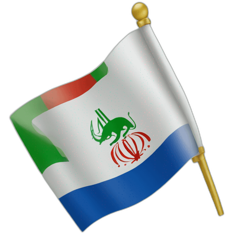 Iran Kingdom Flag emoji