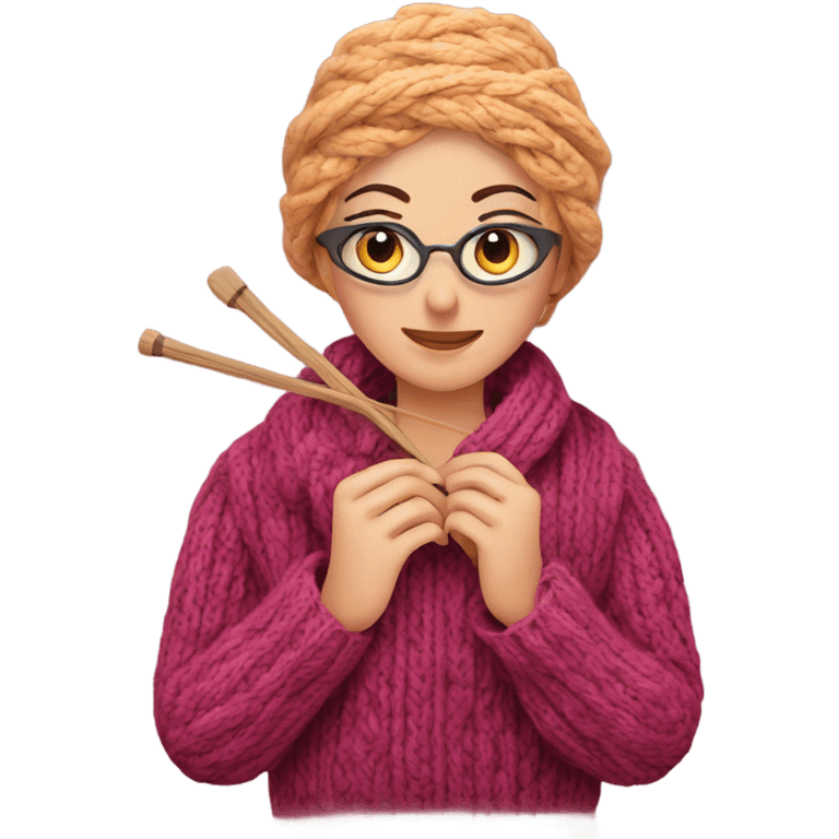 knitting emoji