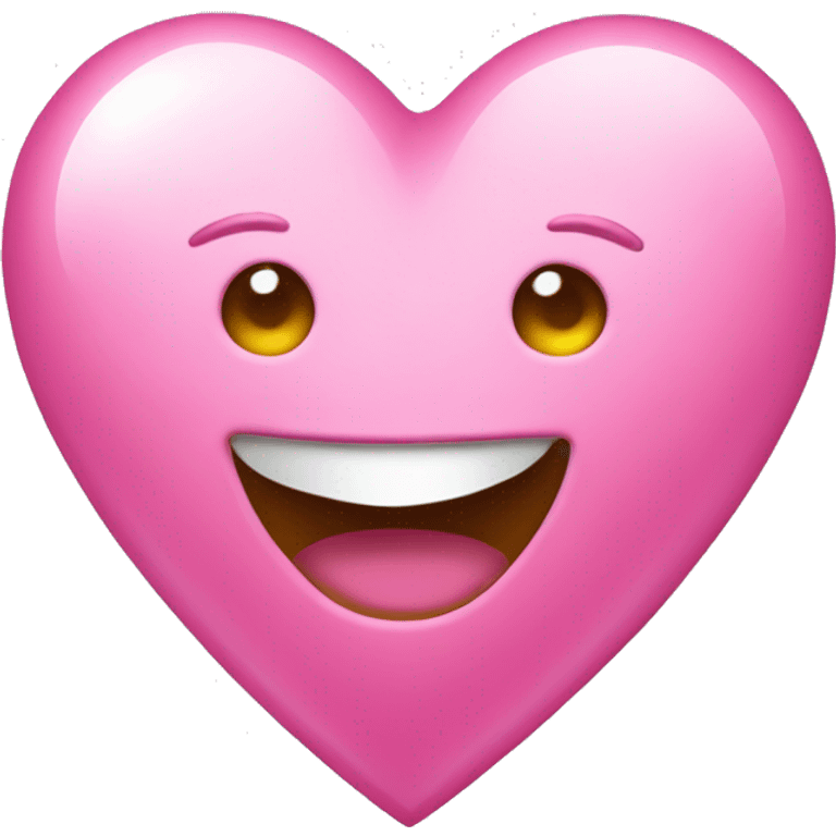 pink shiny heart emoji