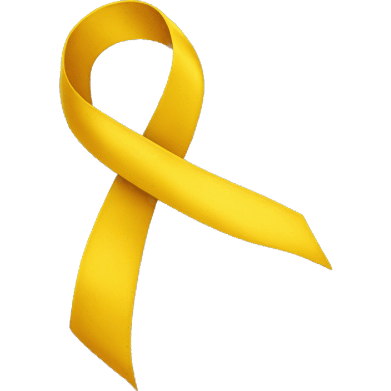 Yellow ribbon  emoji