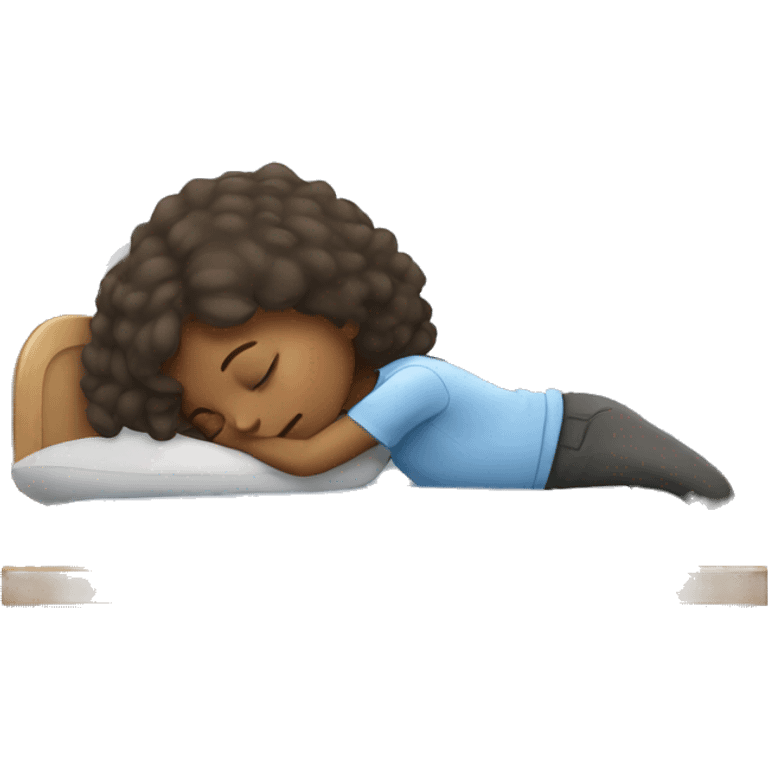 girl sleeping while on call  emoji